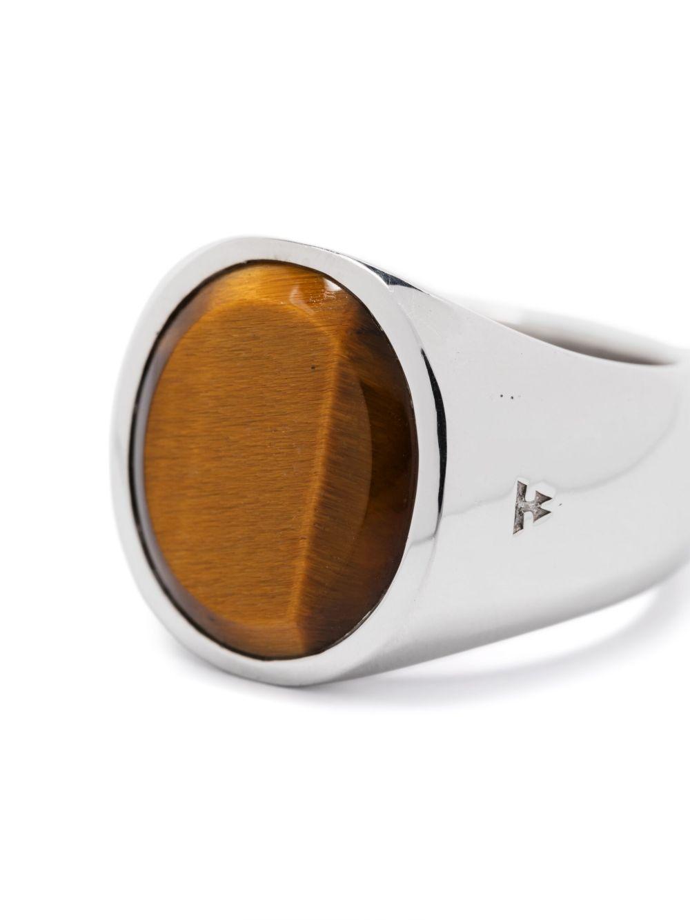 sterling silver tiger eye ring Product Image