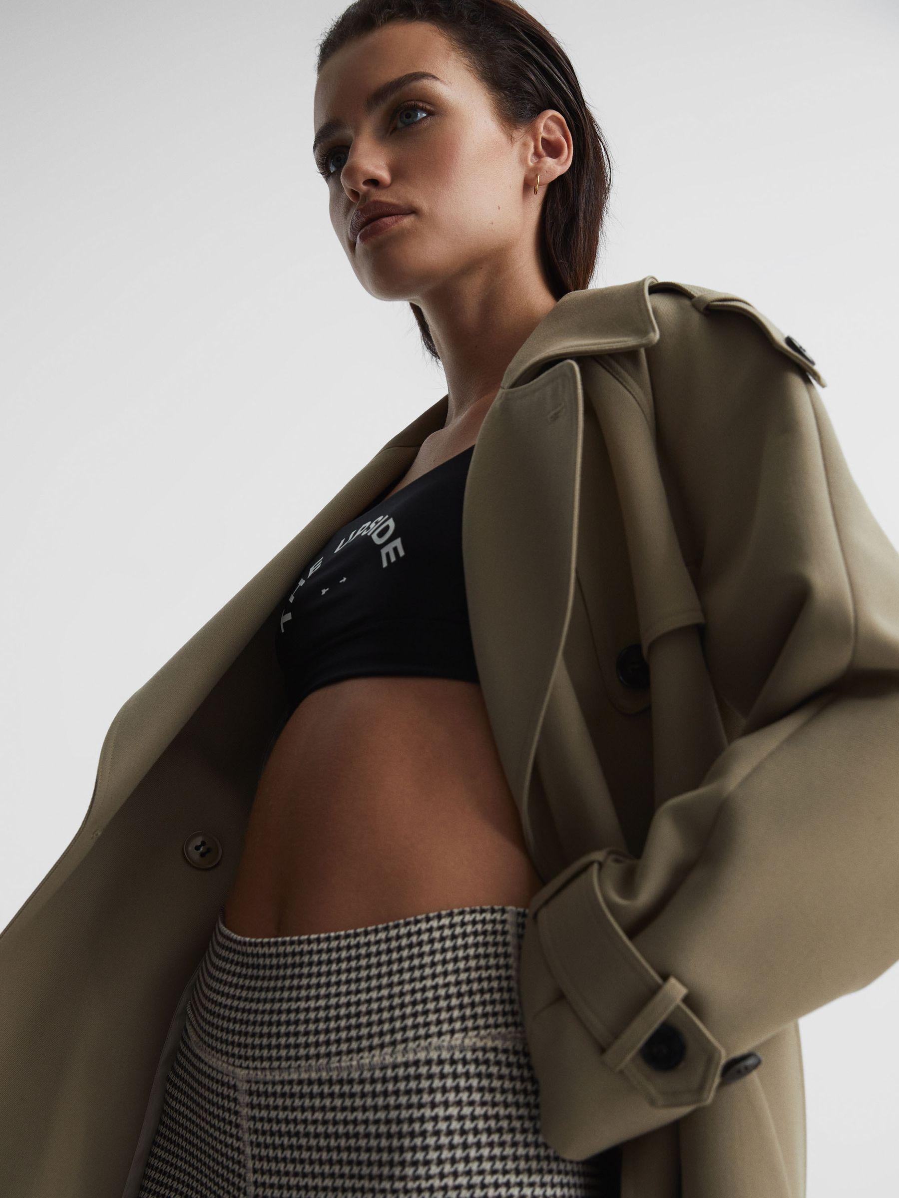 The Upside Matte Tech Sports Bra in Black Product Image