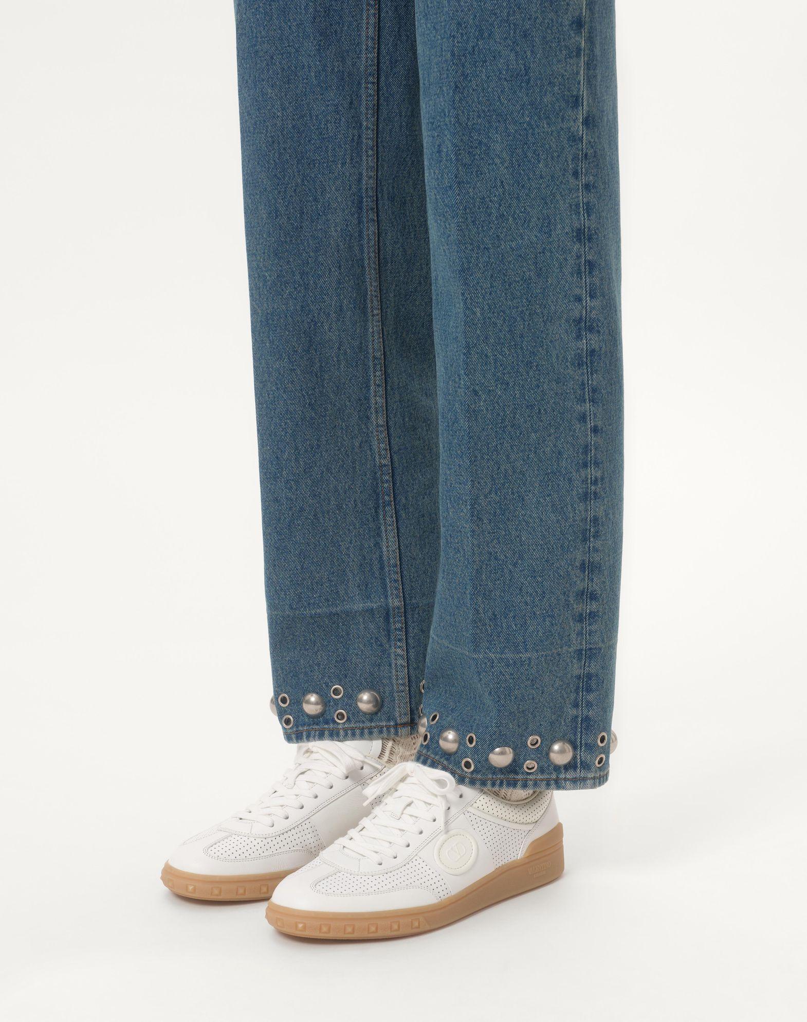 Upvillage Low-Top Sneaker In Perforated Nappa Leather Product Image