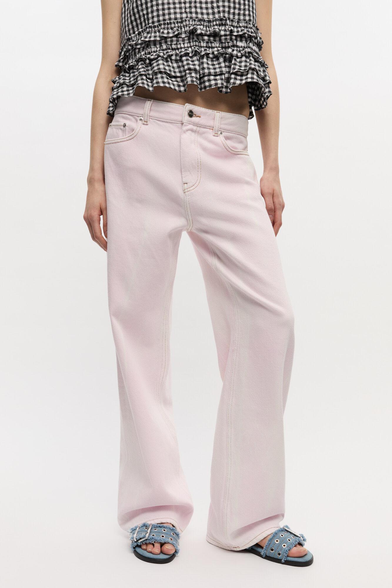 Pink Washed Izey Jeans Product Image