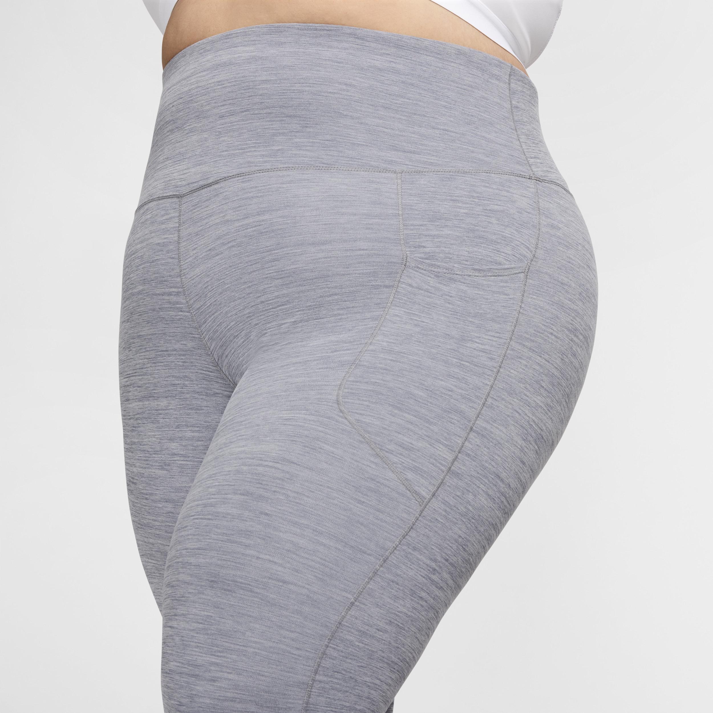 Nike Womens One High-Waisted 7/8 Leggings with Pockets (Plus Size) | FN3243-084 Product Image