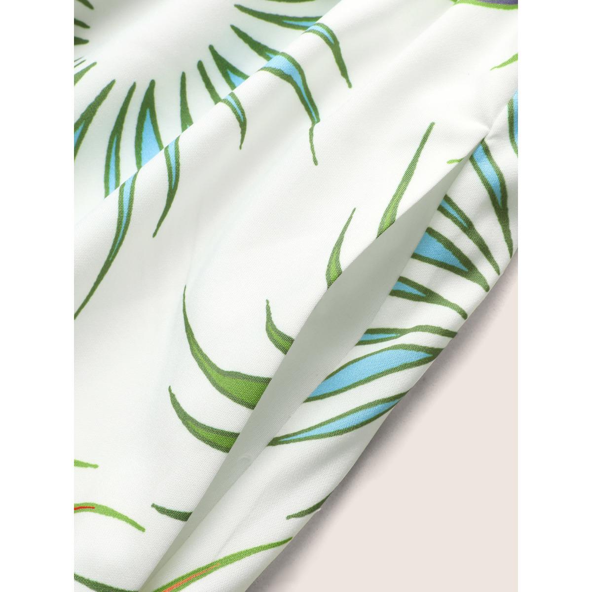 Plus Size Sun Print Elastic Waist Maxi Cami Dress Originalwhite Women Resort Non Non Sleeveless Curvy BloomChic 12/L Product Image