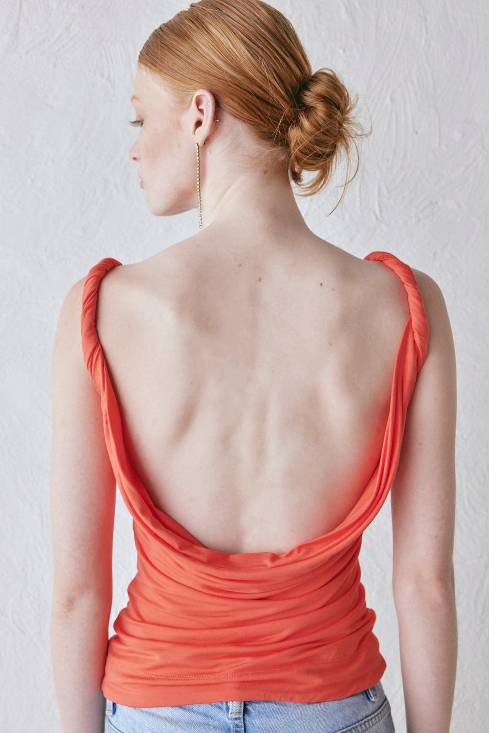 Camelia Top Coral Product Image