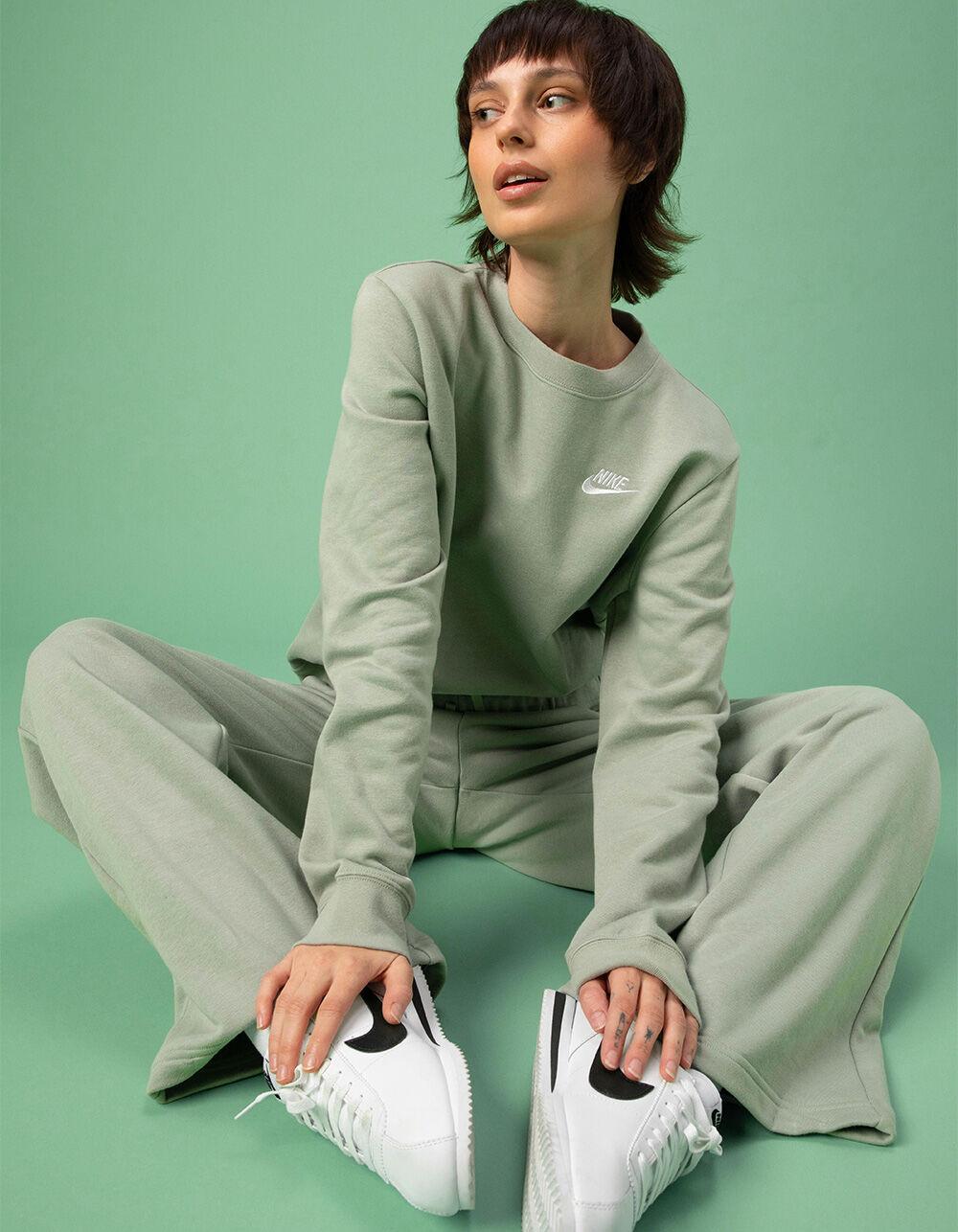 NIKE Sportswear Club Fleece Womens Crewneck Sweatshirt - SAGE Product Image