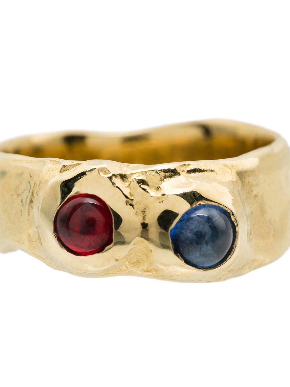 Felt stone-embellished ring Product Image