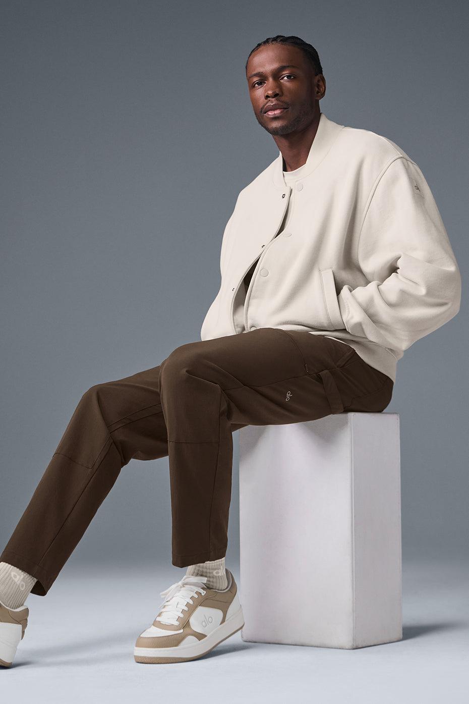 Renown Varsity Jacket - Bone Product Image