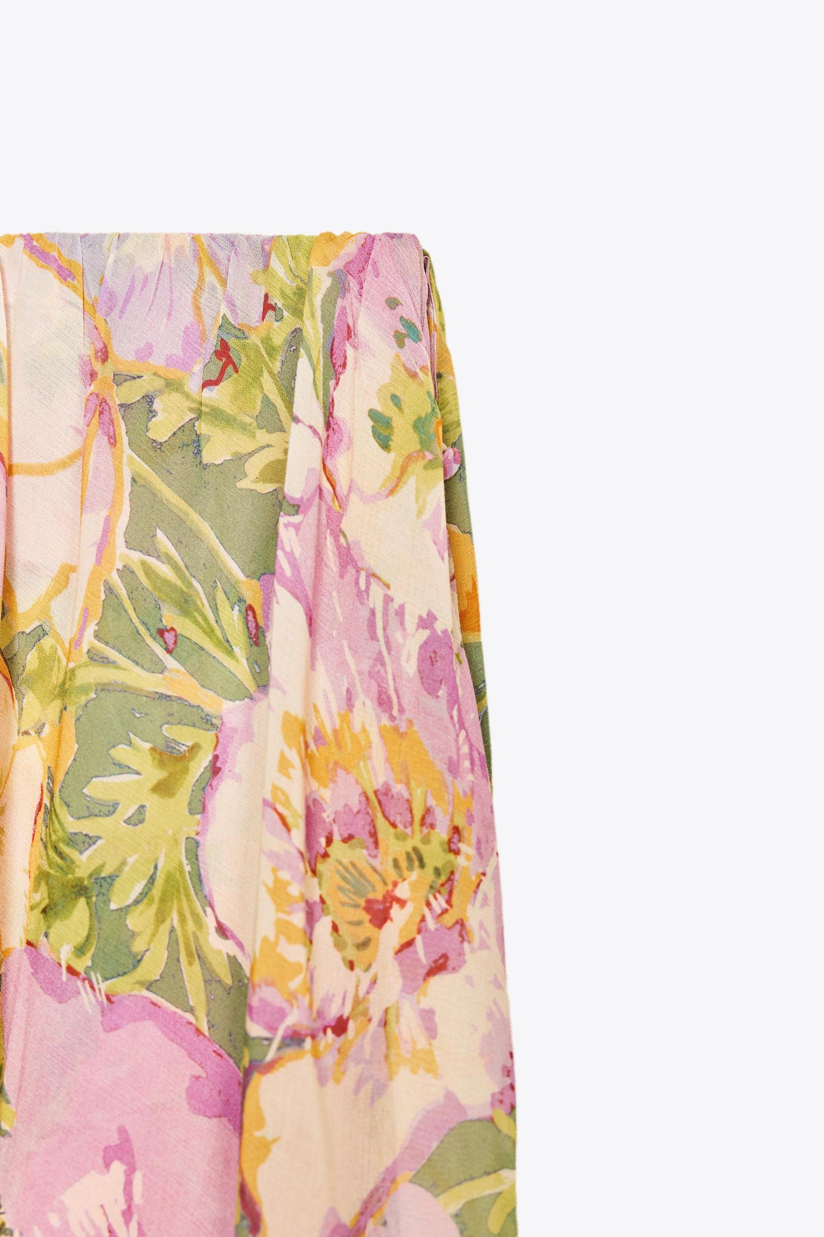 FLORAL PRINT DRESS ZW COLLECTION LIMITED EDITION Product Image
