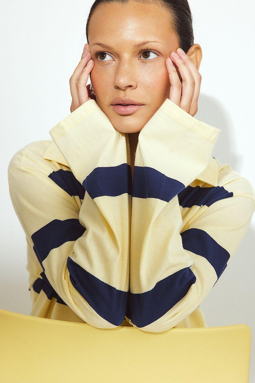 Long Sleeve Polo Shirt Product Image