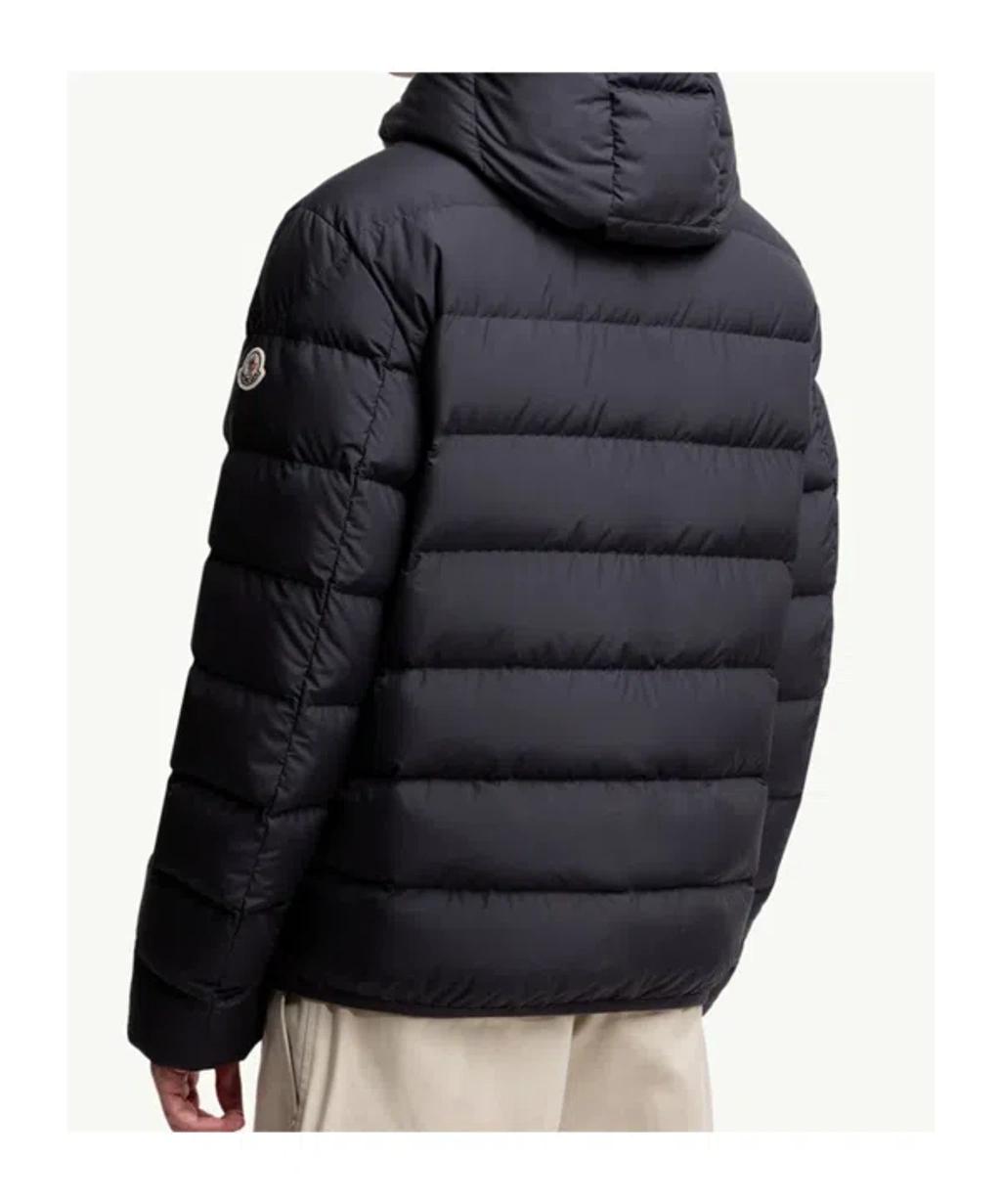 MONCLER Montgenevre Wool Down Jacket In Navy Product Image