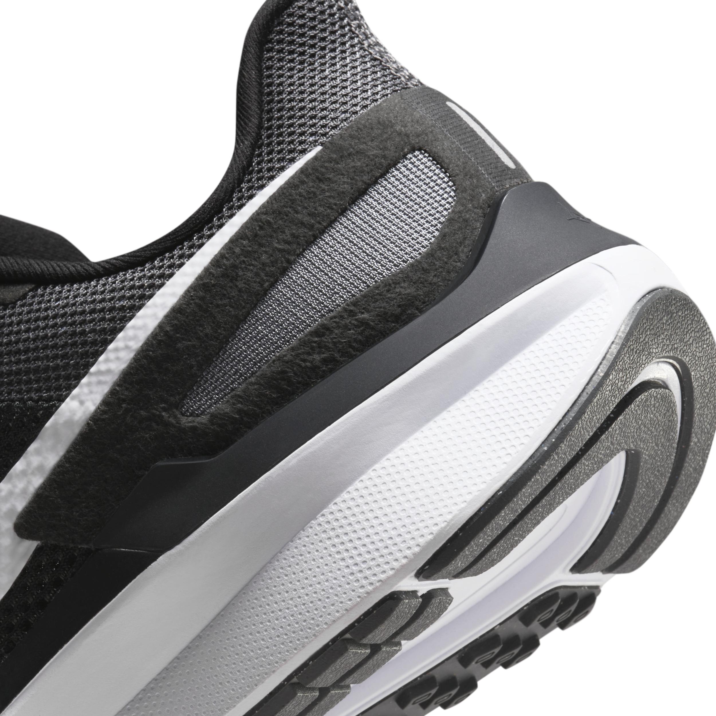 Nike Mens Nike Air Zoom Structure 25 Wide - Mens Running Shoes White/Iron Grey/Black Product Image