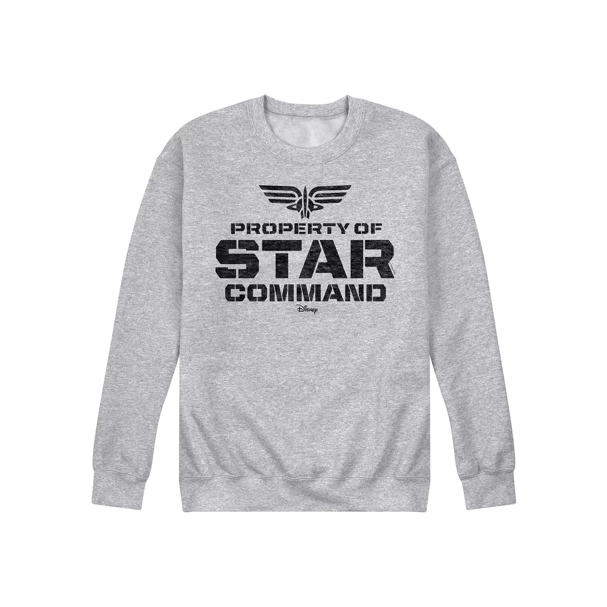 Disney / Pixar's Lightyear Men's Star Command Fleece Sweatshirt,  Product Image