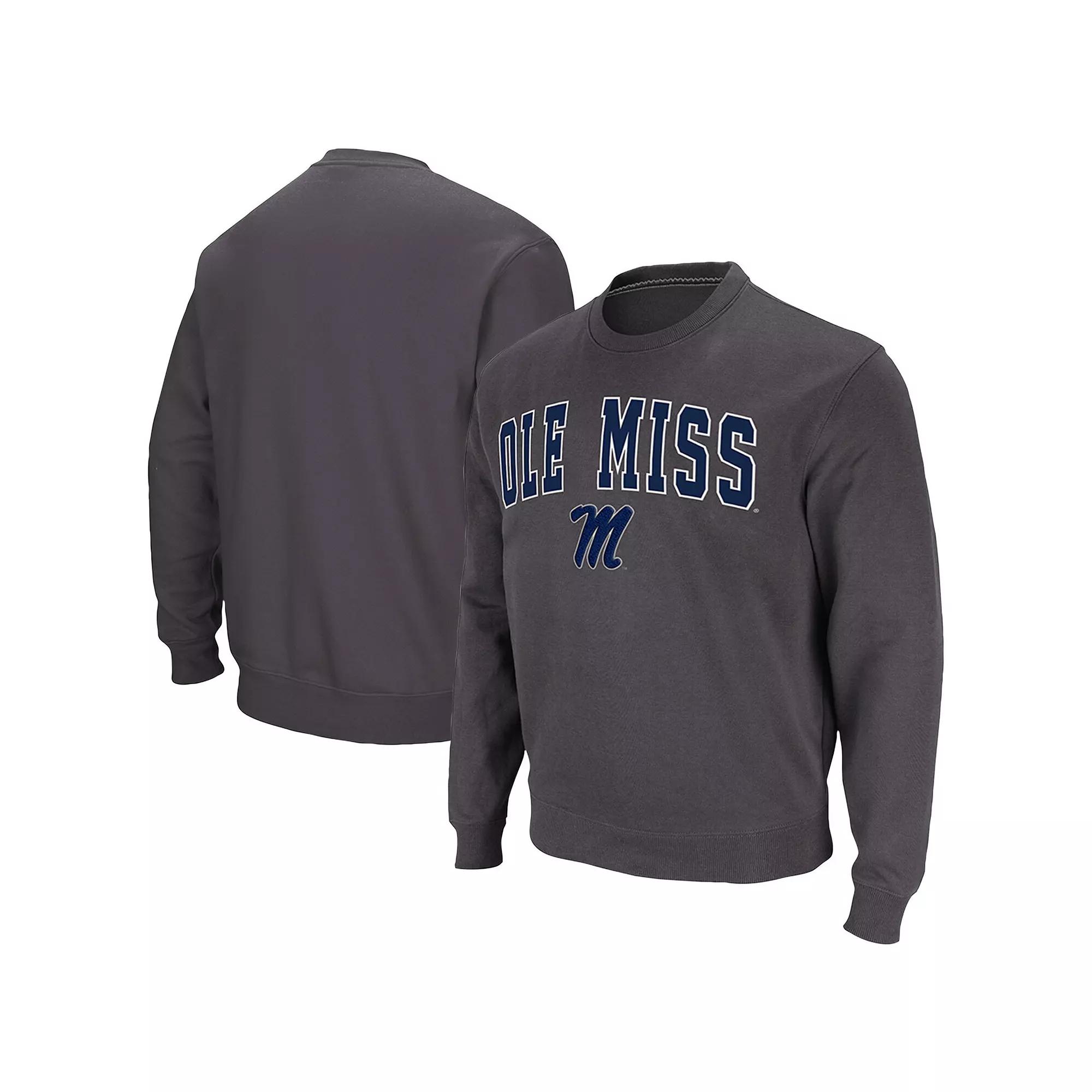 Men's Colosseum Black Western Kentucky Hilltoppers Arch Over Logo Pullover Sweatshirt,  Product Image