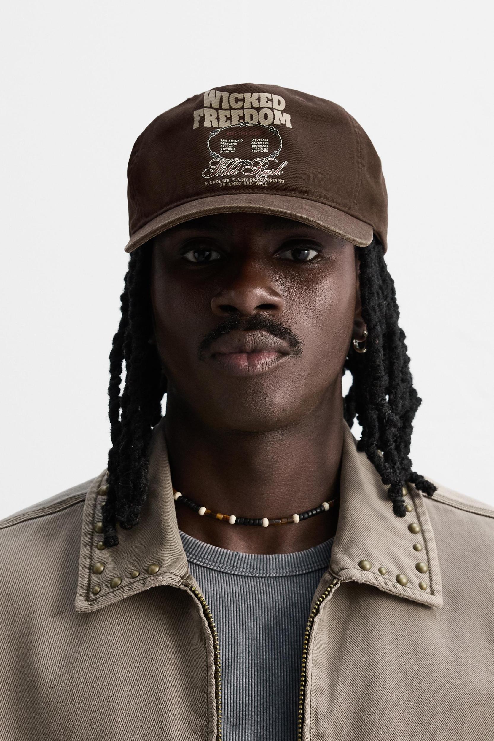 WASHED PRINT CAP Product Image