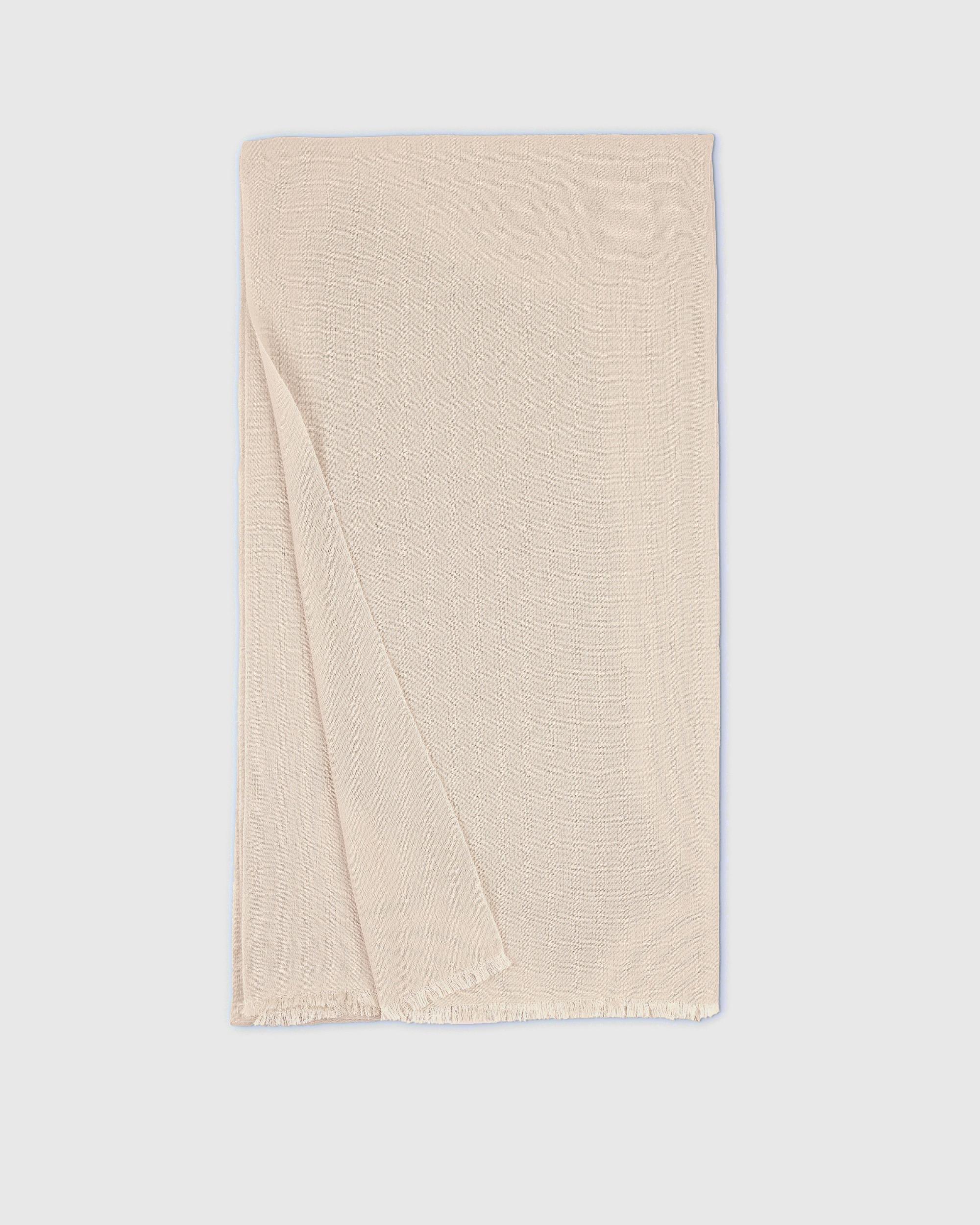 Quince | Women's Featherweight Cashmere Silk Frayed Edge Scarf Product Image