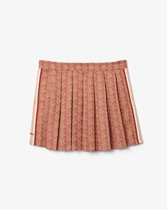 Monogram Jacquard Pleated Skirt Product Image