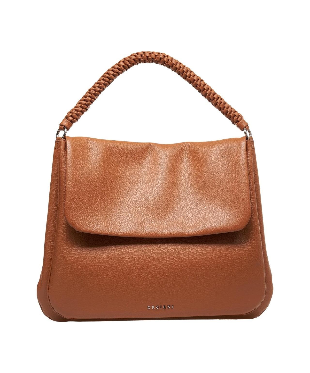 Shoulder bag in grained leather Product Image