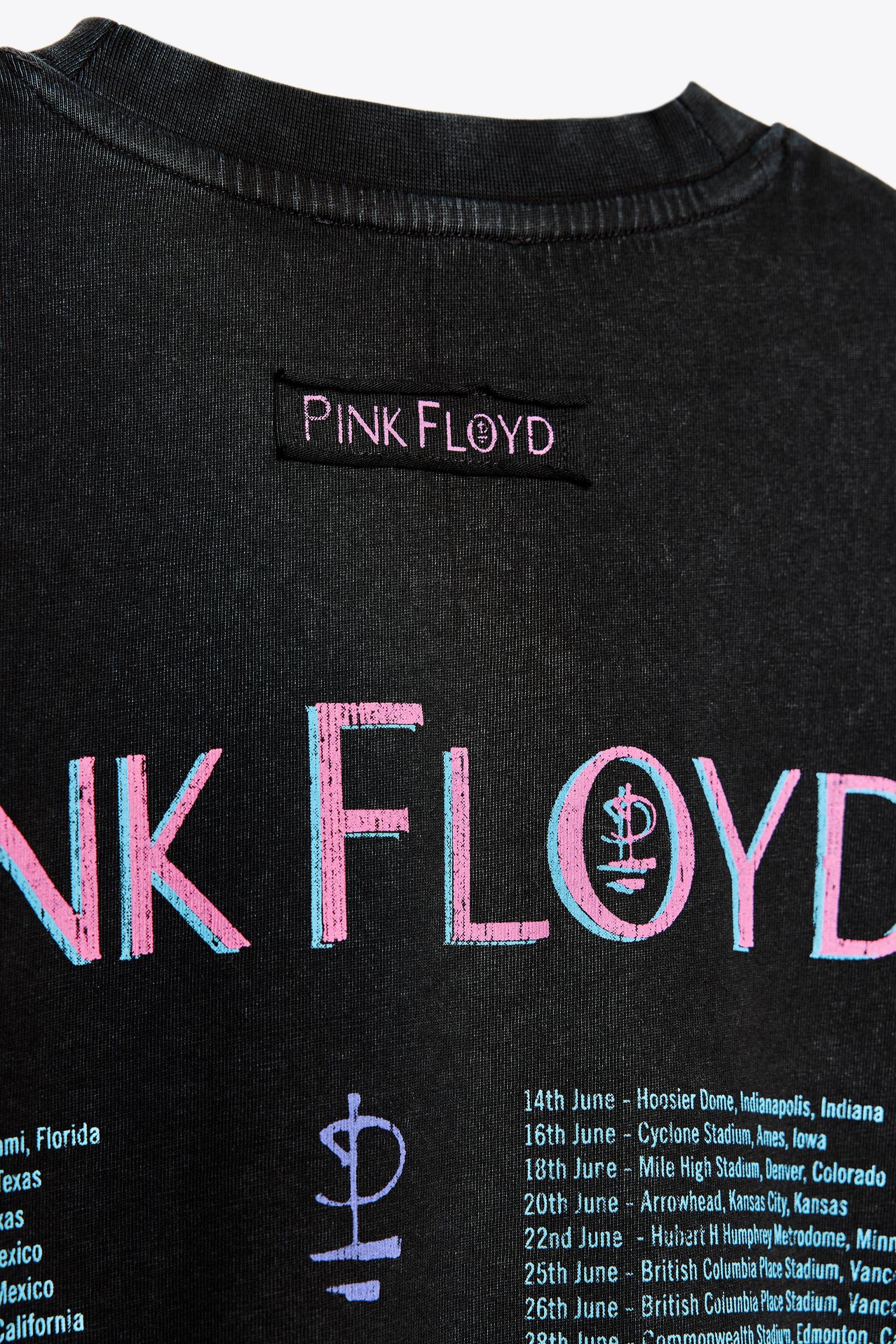 PINK FLOYD WASHED EFFECT T-SHIRT Product Image