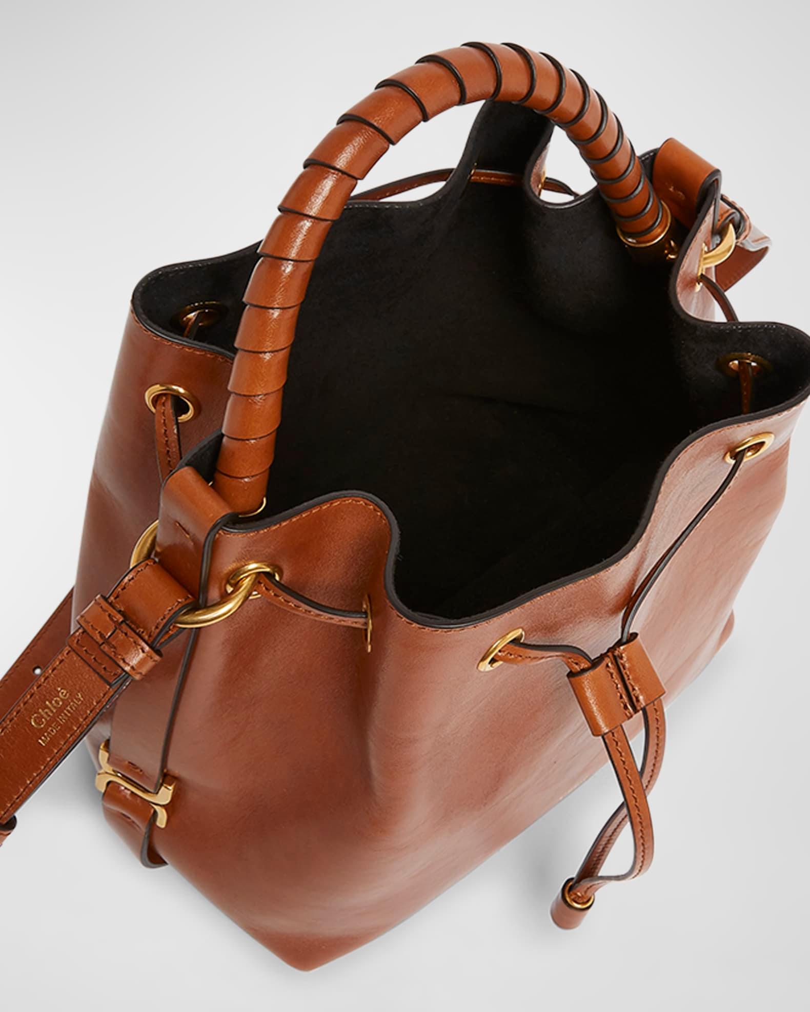 Marcie Bucket Bag in Shiny Calfskin Product Image