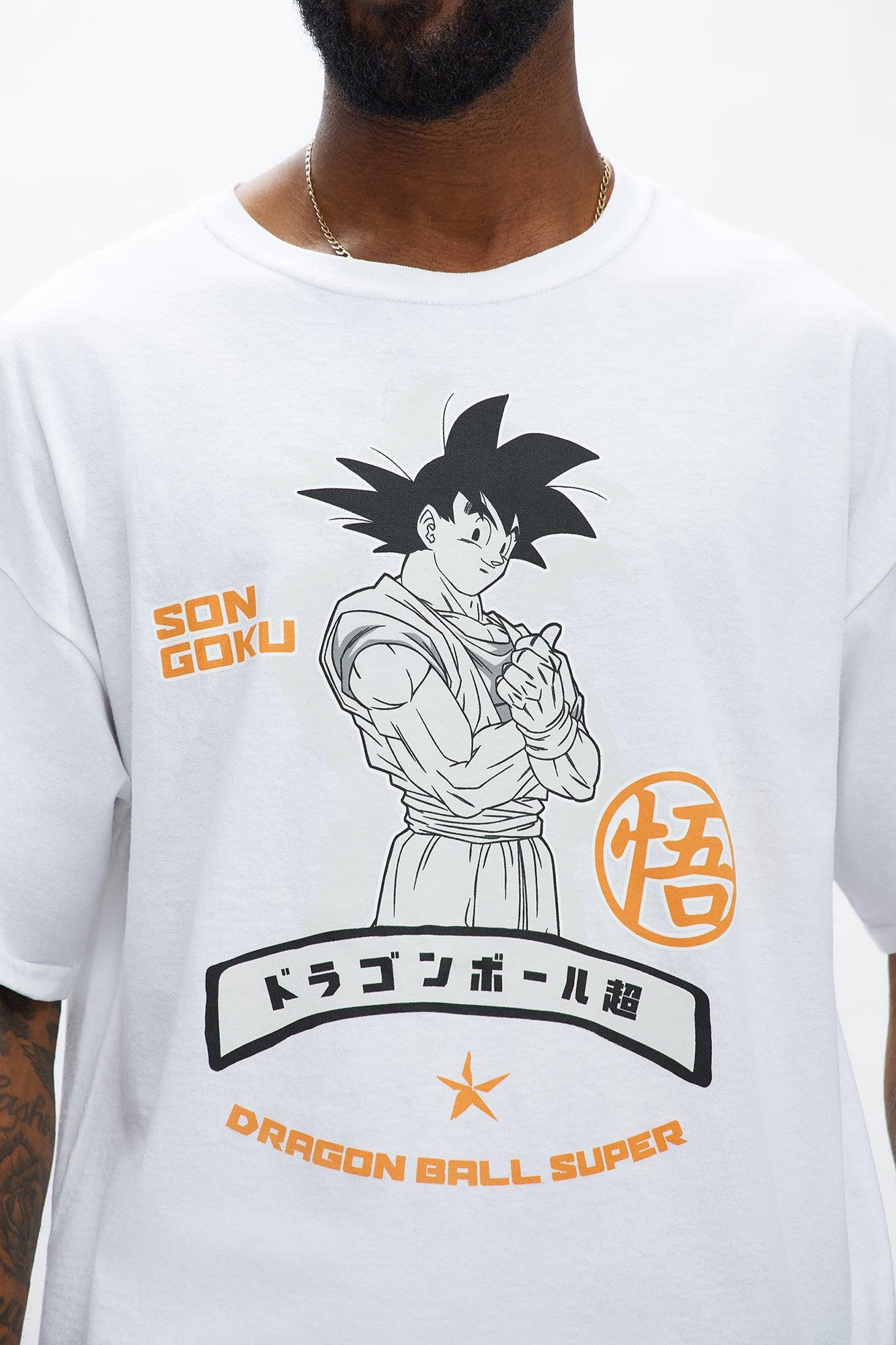 Dragon Ball Super Son Goku Short Sleeve Tee - White Male Product Image