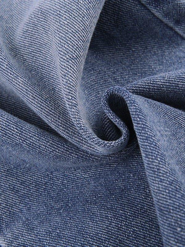 Pocket Patch Boyfriend Fit Cargo Jeans Product Image