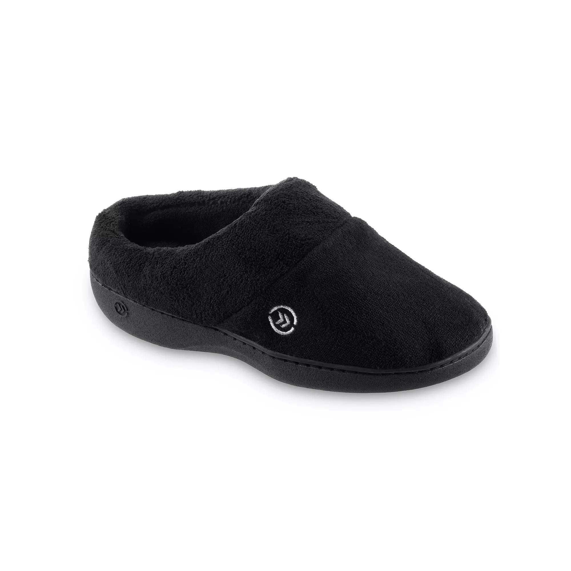 isotoner Mixed Microterry Hoodback Women's Slippers,  Product Image