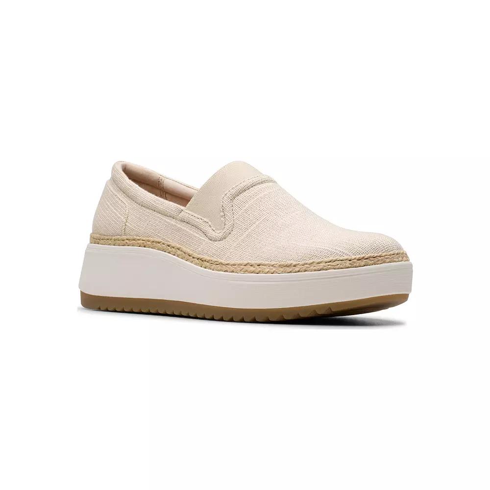 Clarks Zylah Sky Women's Slip-On Shoes, Size: 9.5 Wide, Natural Interest Product Image