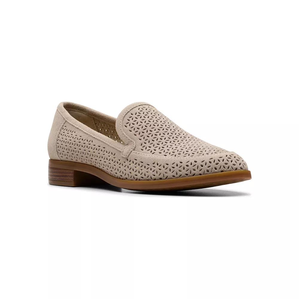 Clarks Trish Cove Women's Suede Loafers,  Product Image