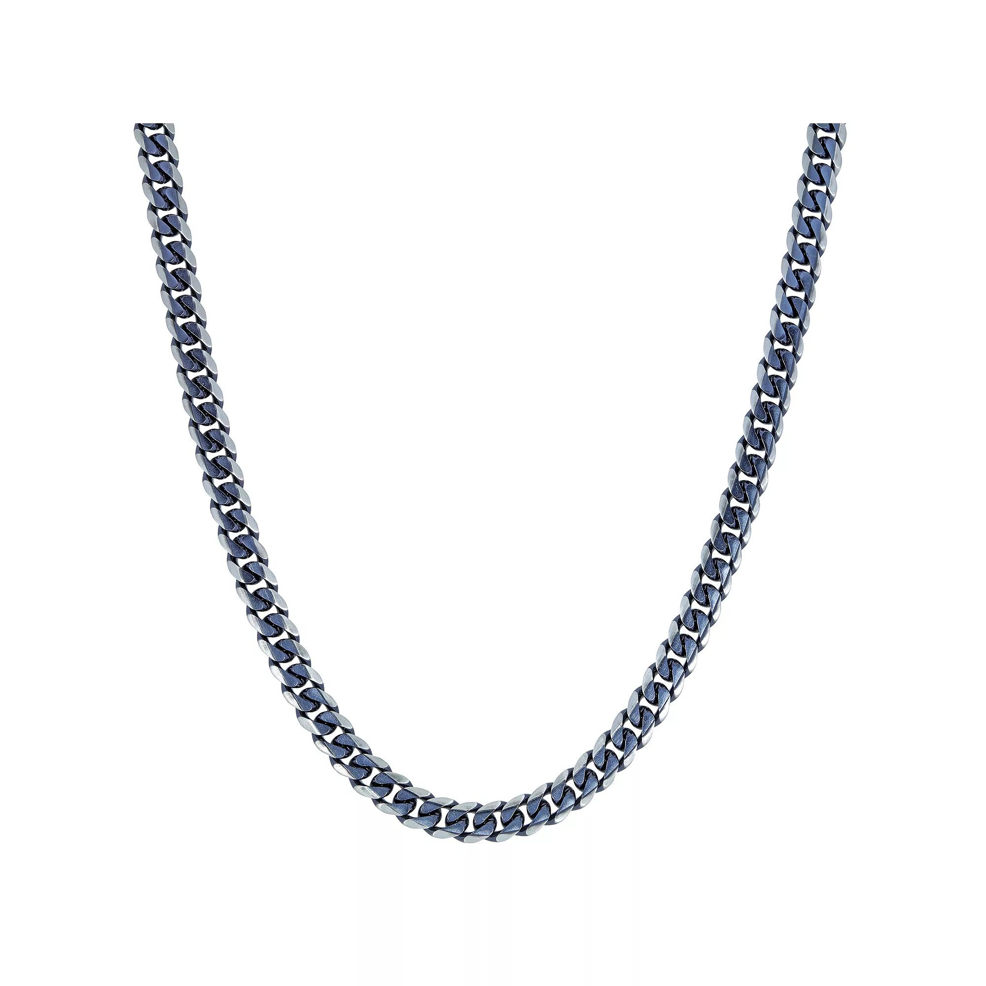 Men's LYNX Stainless Steel Curb Chain Necklace,  Product Image
