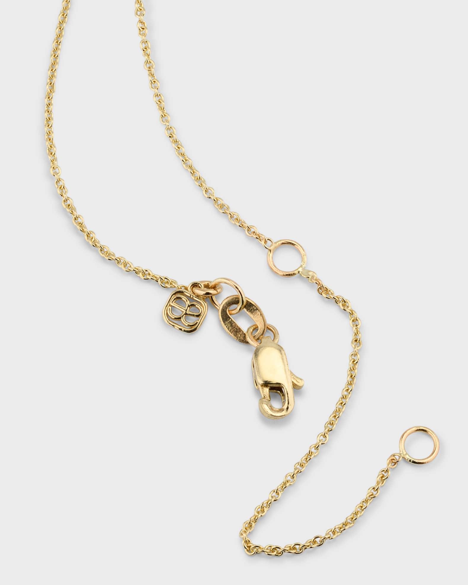 14k Diamond Pave Initial Necklace Product Image