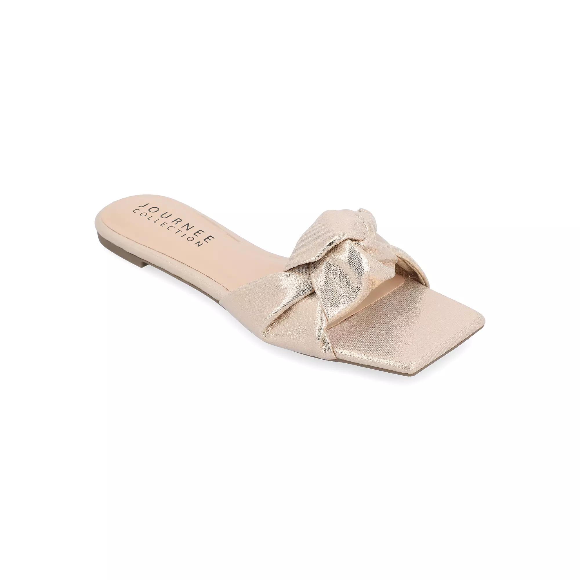 Journee Dianah Tru Comfort Foam™ Women's Slide Sandals, Size: 7.5, Rose Gold Product Image