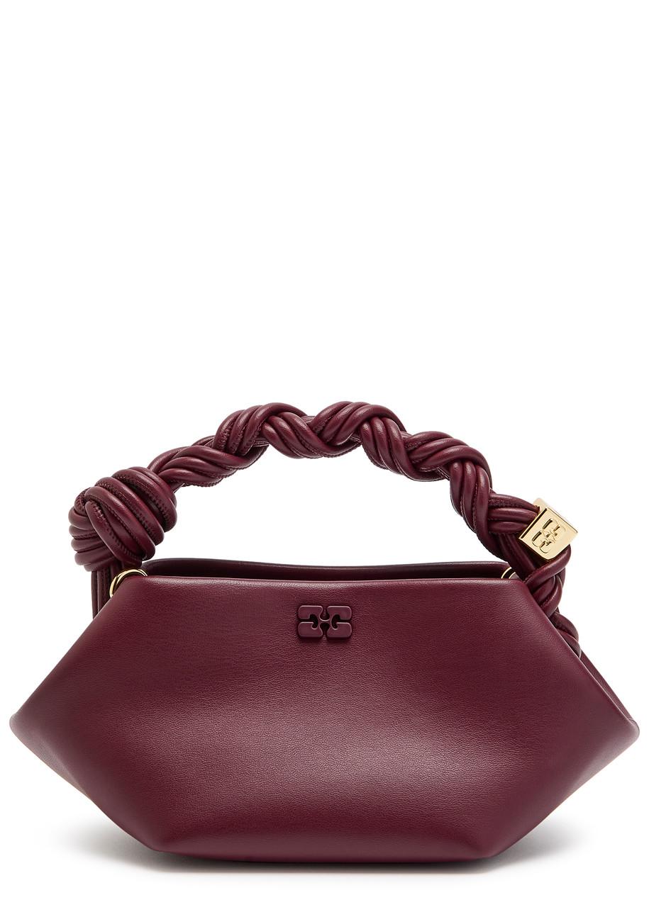 GANNI Bordeaux Mini Bou Handbag In Red Product Image