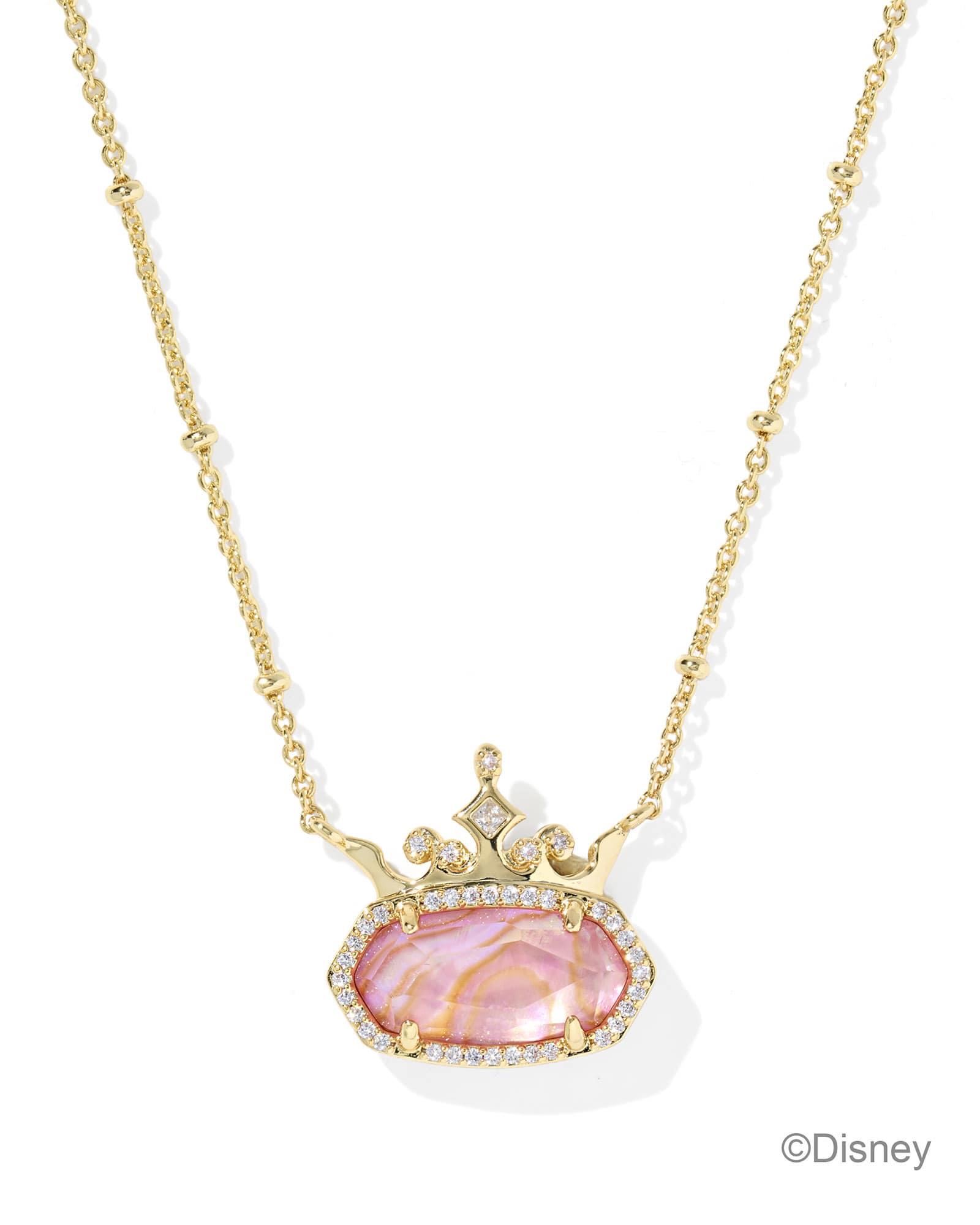 Disney | Kendra Scott Elisa Princess Gold Short Pendant Necklace Product Image