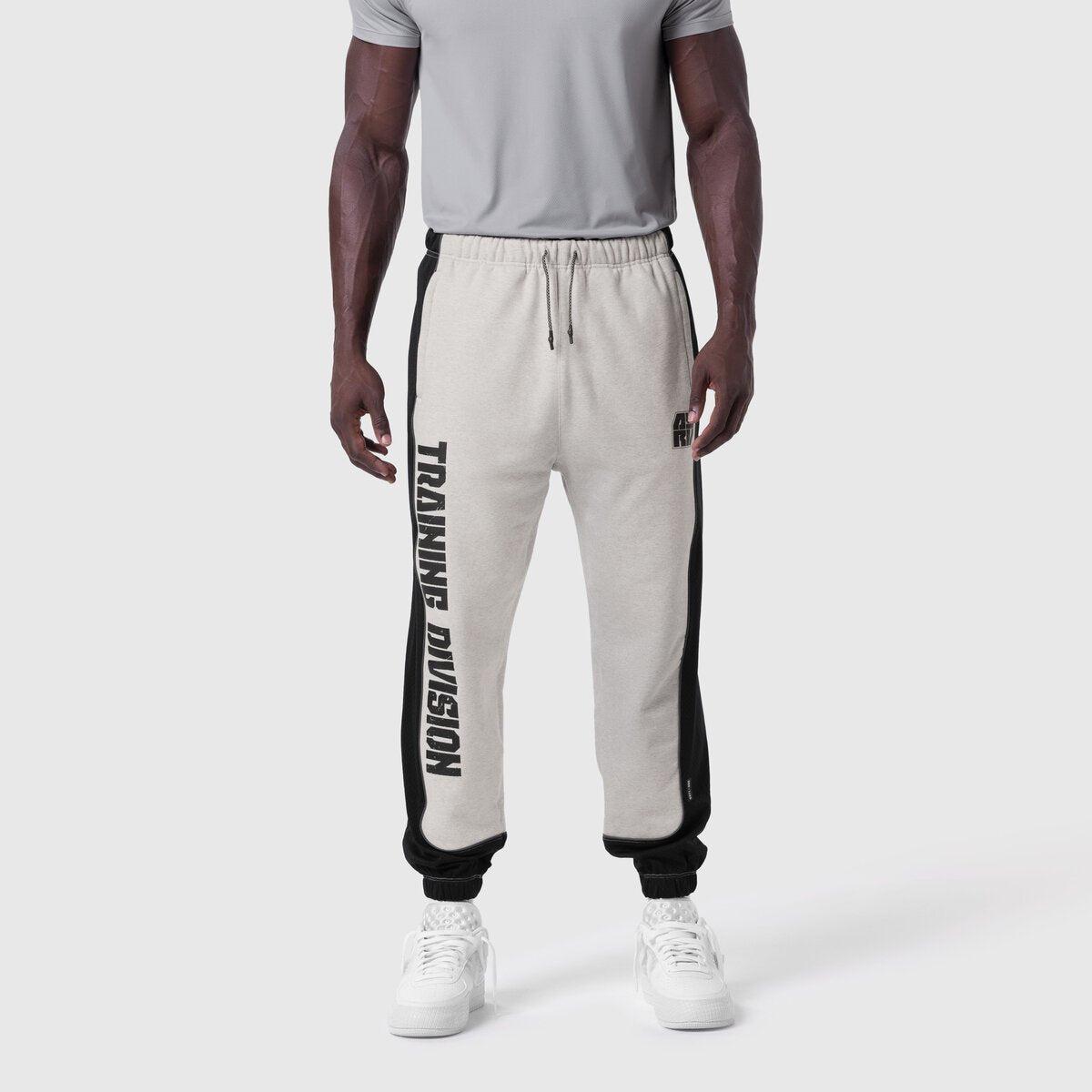 1120. Tech-Terry™ Mesh Panel Sweats - Heather Grey "Blade TD" Product Image