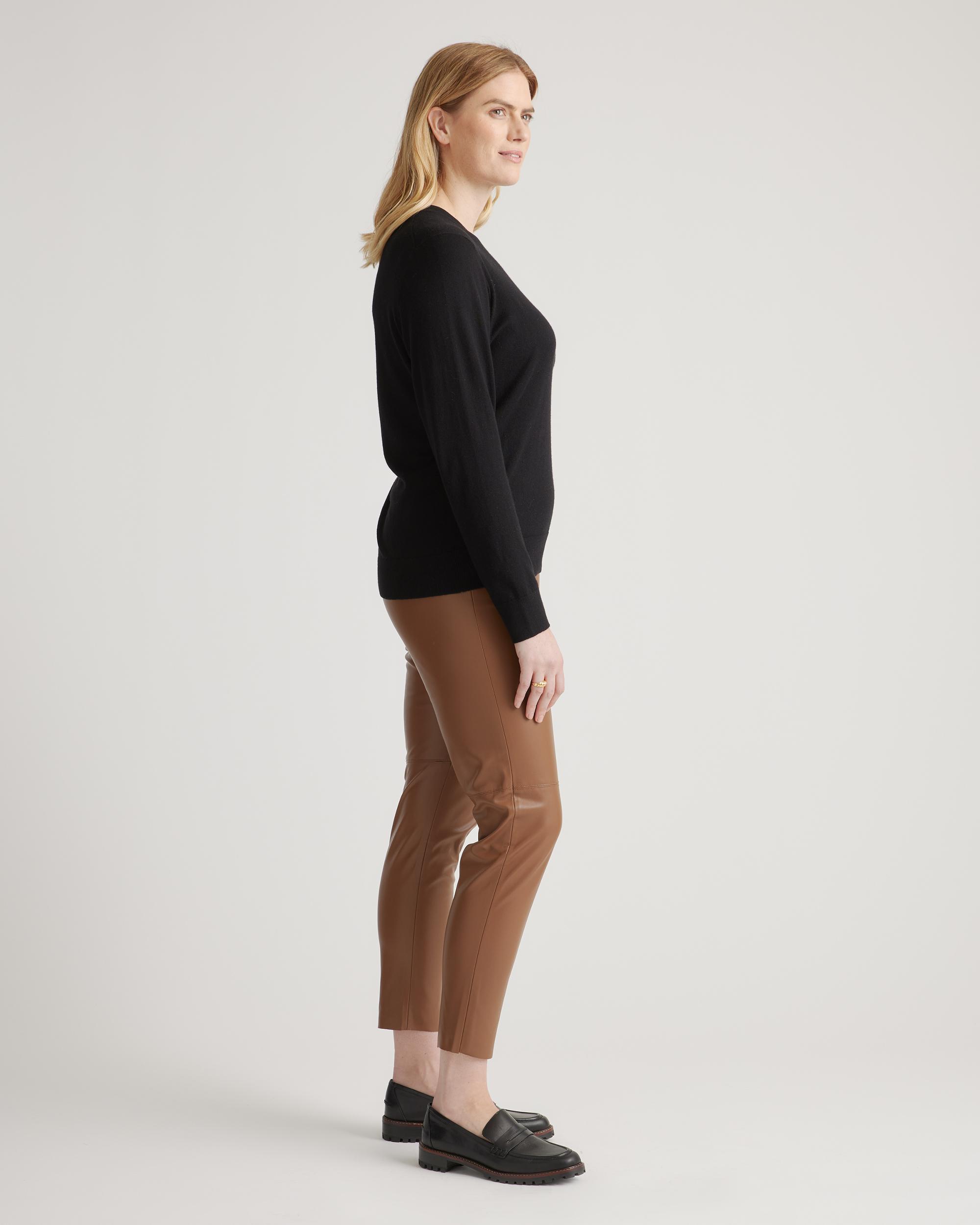 Quince | Women's Lightweight Cotton Cashmere Crew Sweater Organic Cotton Product Image