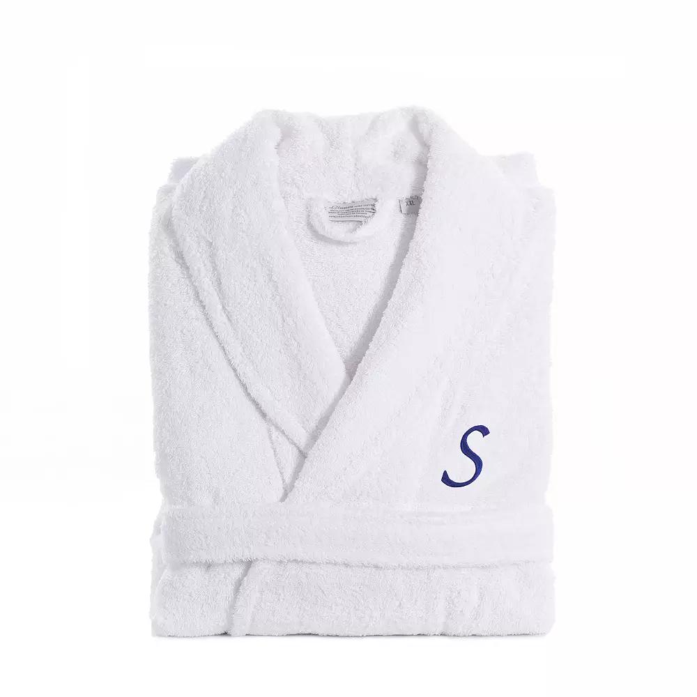 Linum Home Textiles Turkish Cotton Personalized Unisex Embroidered Terry Bathrobe, Adult Unisex,  Product Image