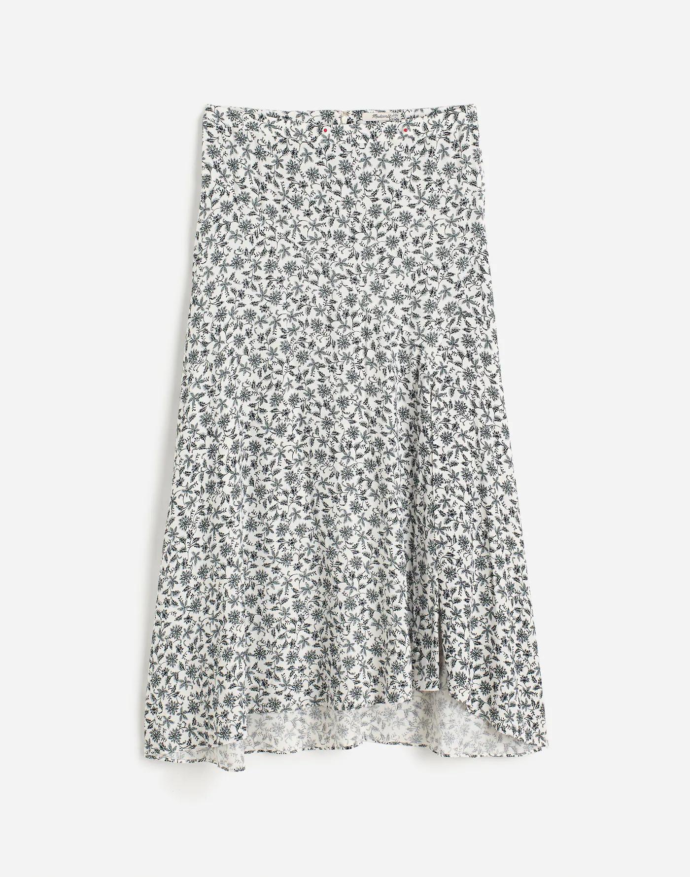 Midi Slip Skirt in Floral Product Image