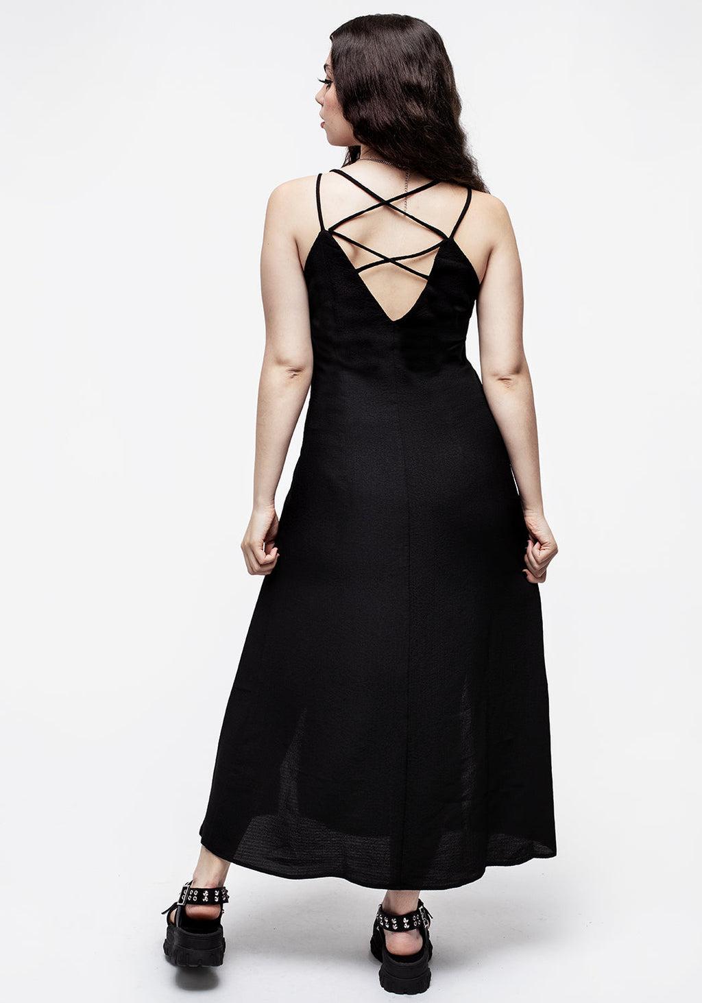 Requiem Crinkle Cami Double Split Midaxi Dress Product Image