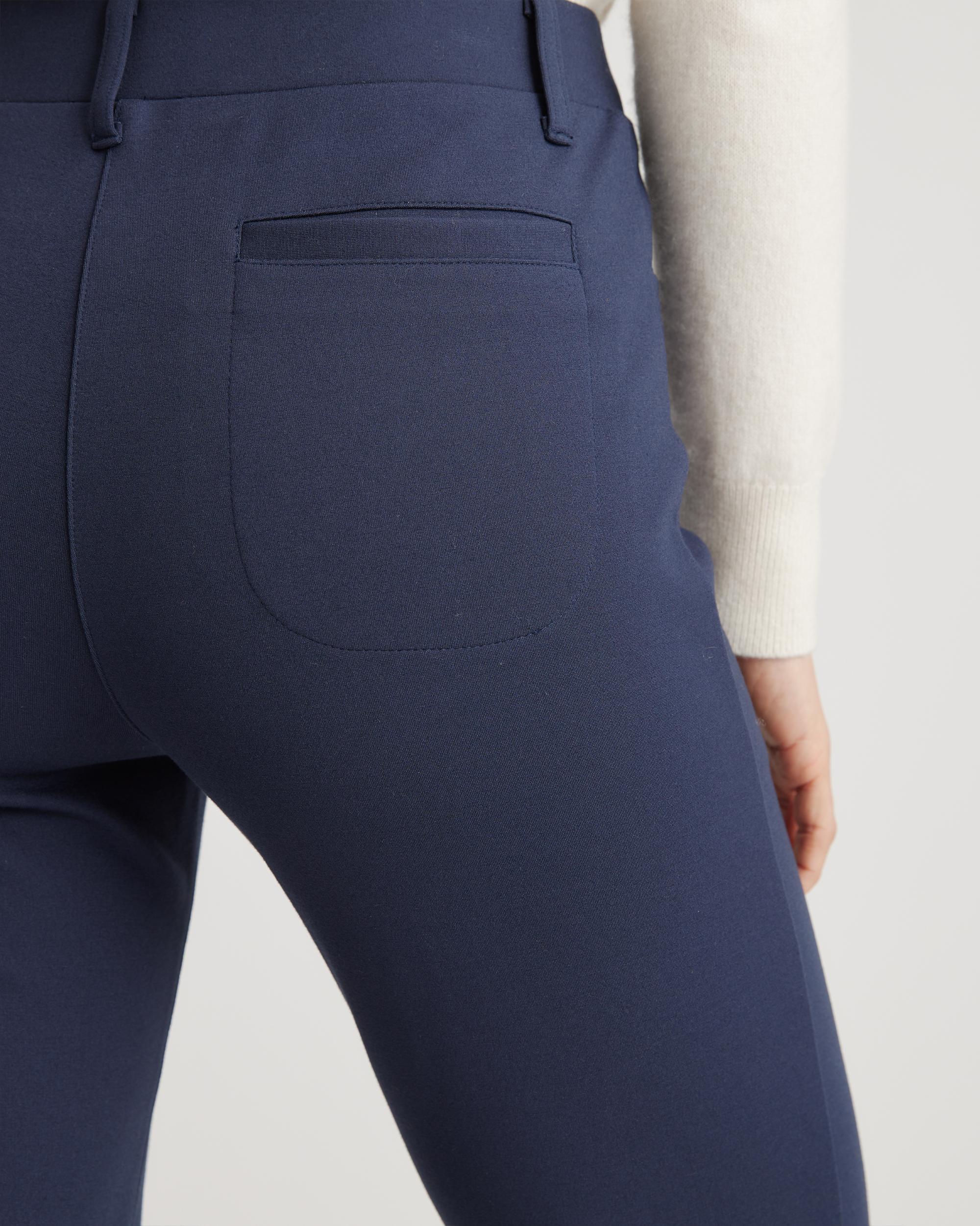 Quince | Women's Ultra-Stretch Ponte Straight Leg 4-Pocket Pants Rayon Product Image