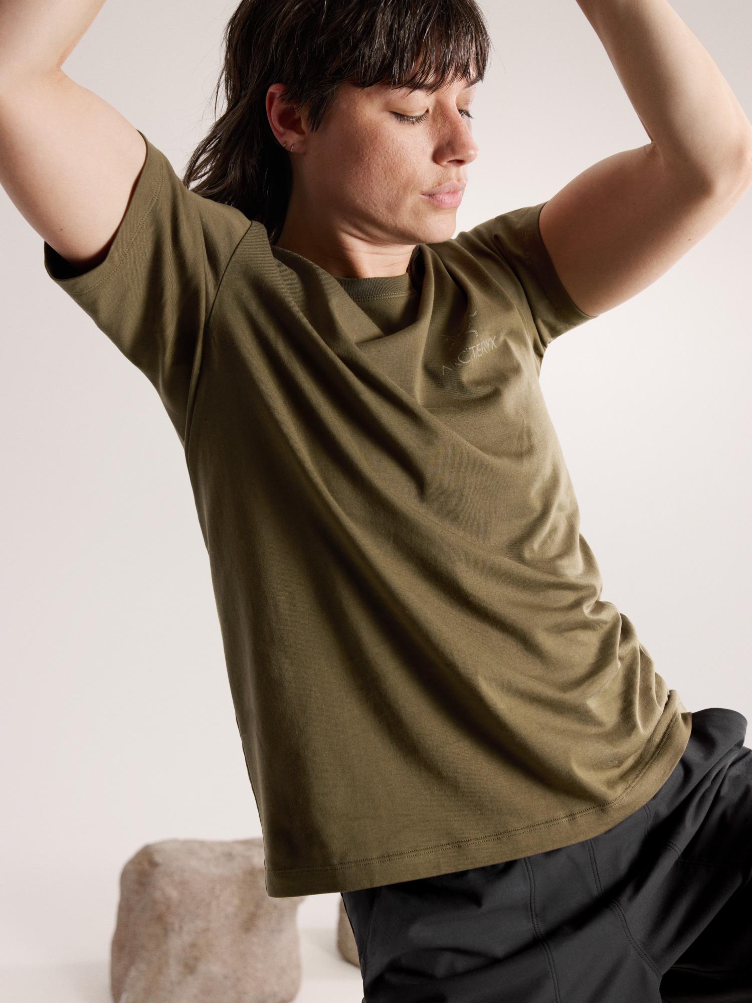 Kragg SL Cotton Emblem Crew Shirt SS Women's Product Image