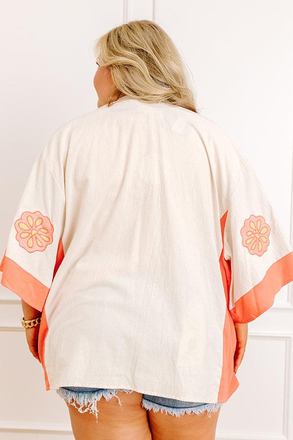 Blooming Personality Floral Embroidered Overlay Curves Product Image