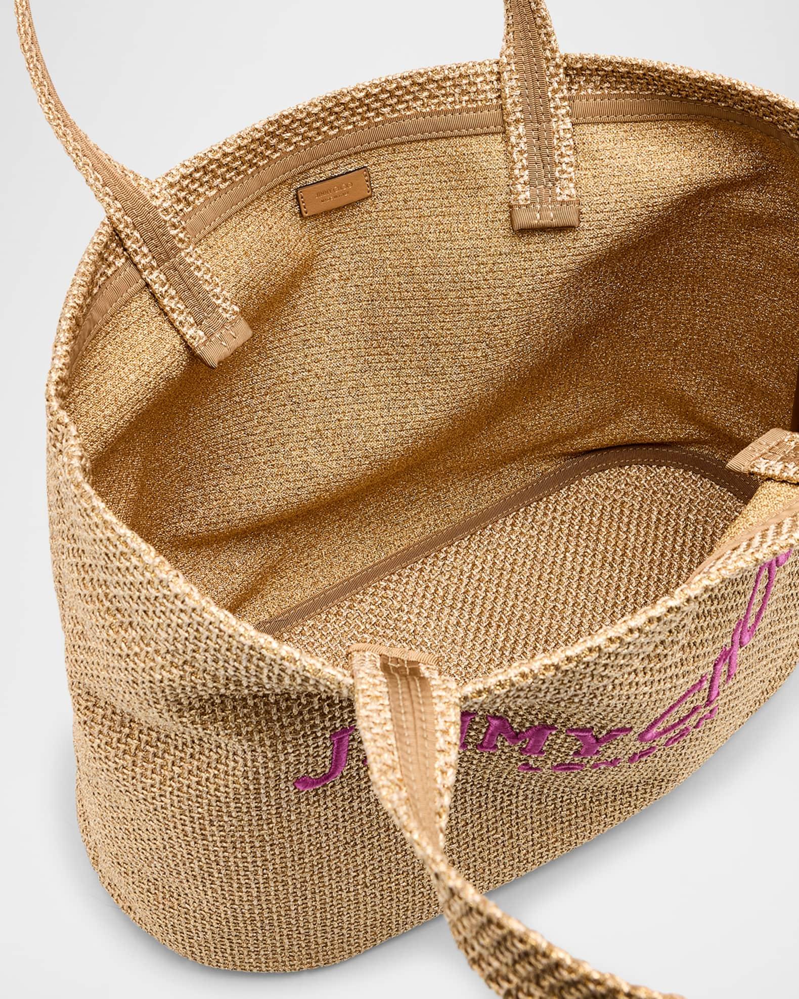 East-West Raffia Beach Tote Bag Product Image