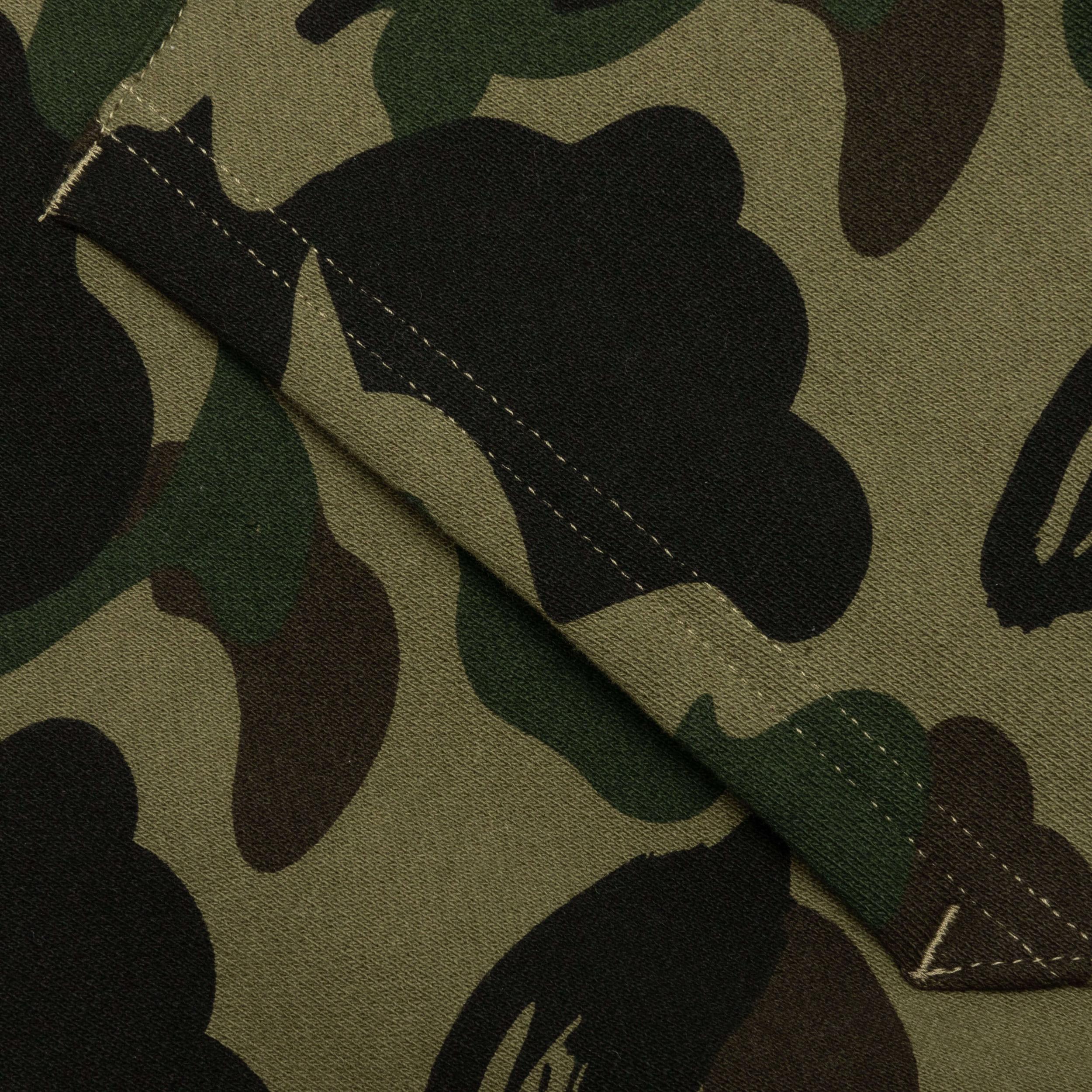 1st Camo Crazy College Full Zip Hoodie - Green Male Product Image