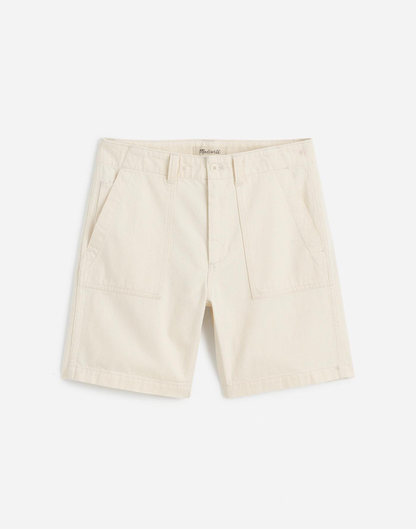 Patch Pocket Shorts in Summer Denim Product Image