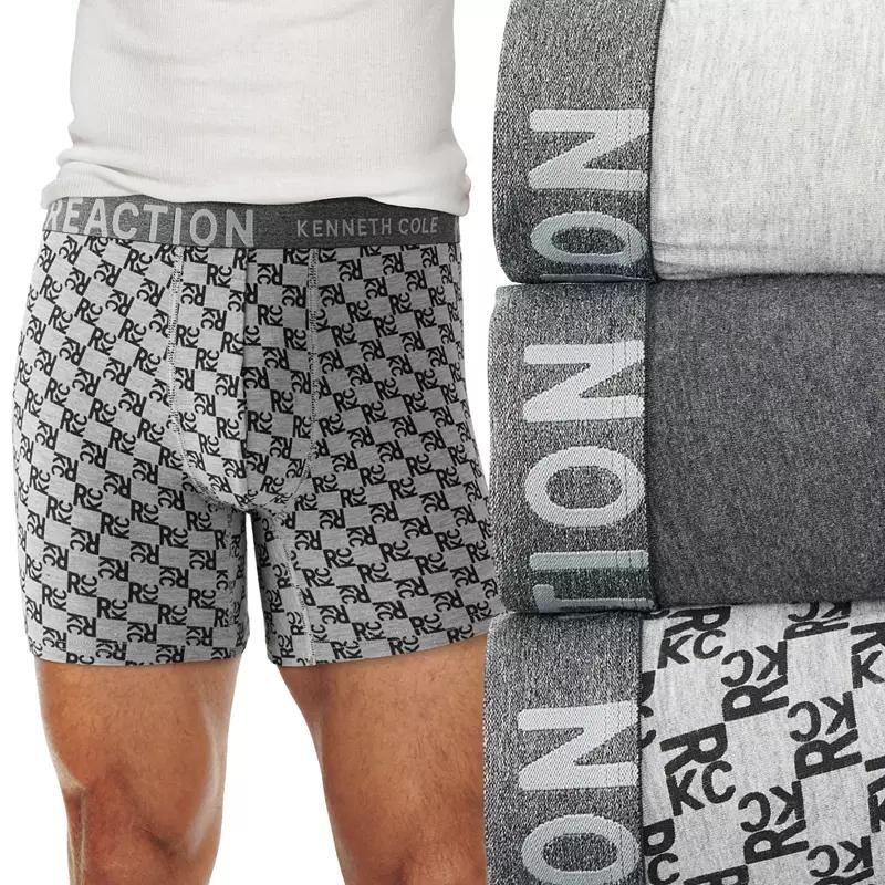 Mens Kenneth Cole Reaction 3-Pack Viscose Stretch Boxer Briefs Product Image