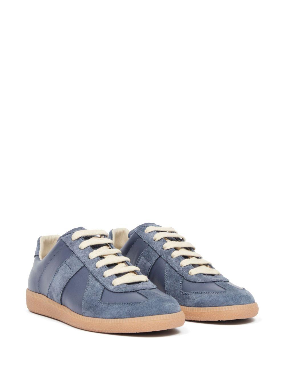 Replica low-top leather sneakers Product Image