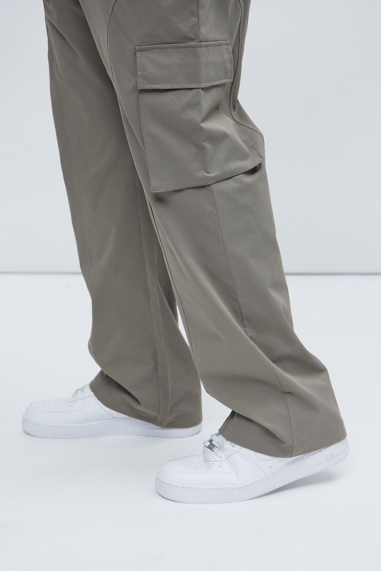 Bam Straight Pants - Grey Male Product Image