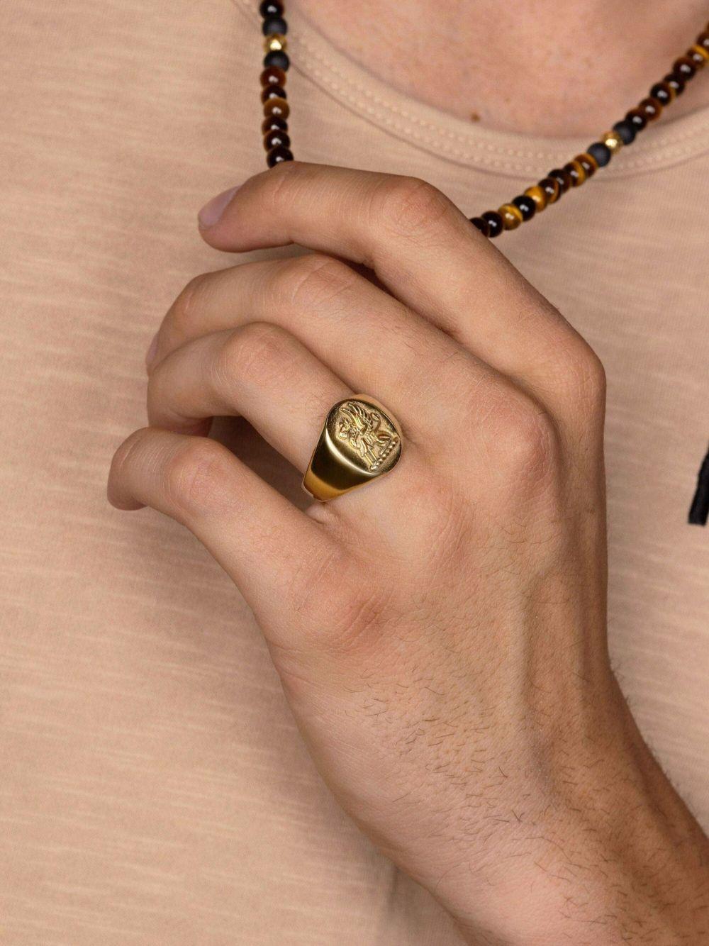 Lion Crest signet ring Product Image