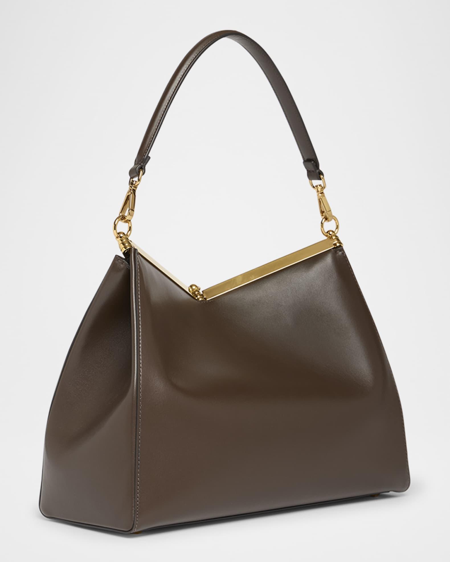 Vela Origami Patch Leather Shoulder Bag Product Image