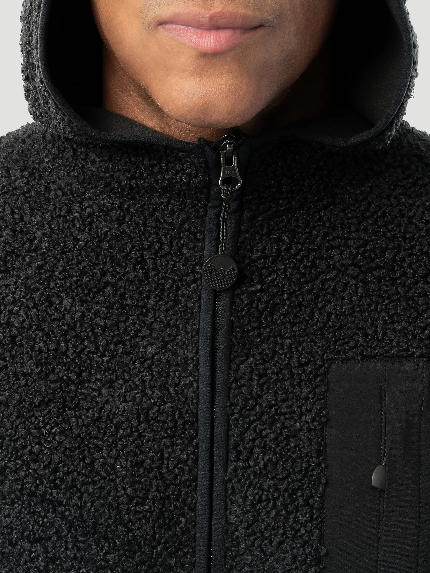 Men's Wrangler ATG™ Sherpa Zip Front Jacket in Bone Product Image