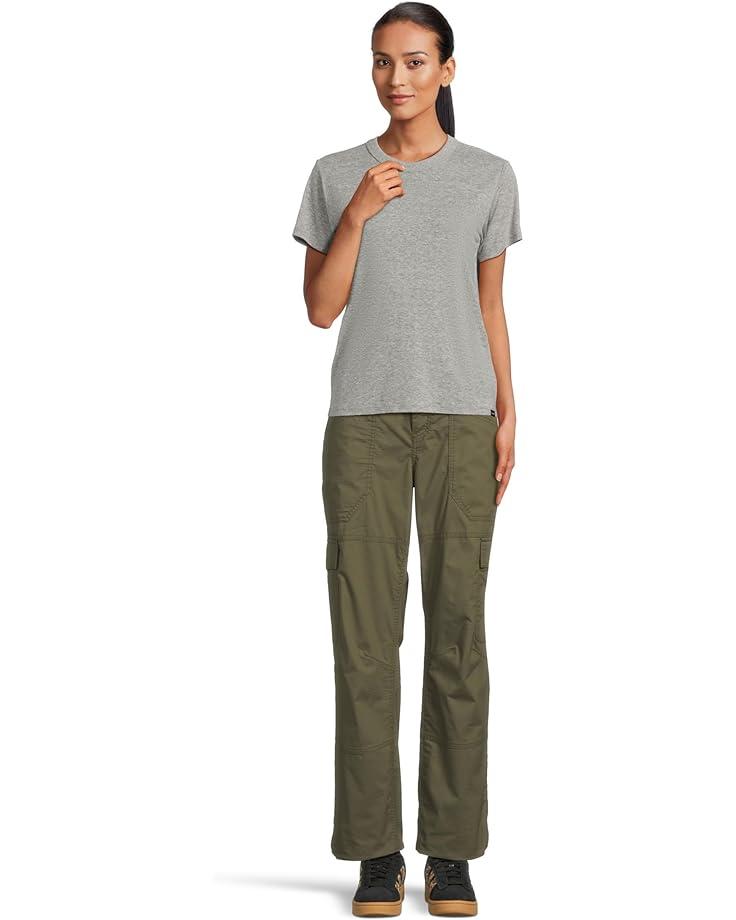 Striped Baby Tee With Crest Button Detail Product Image